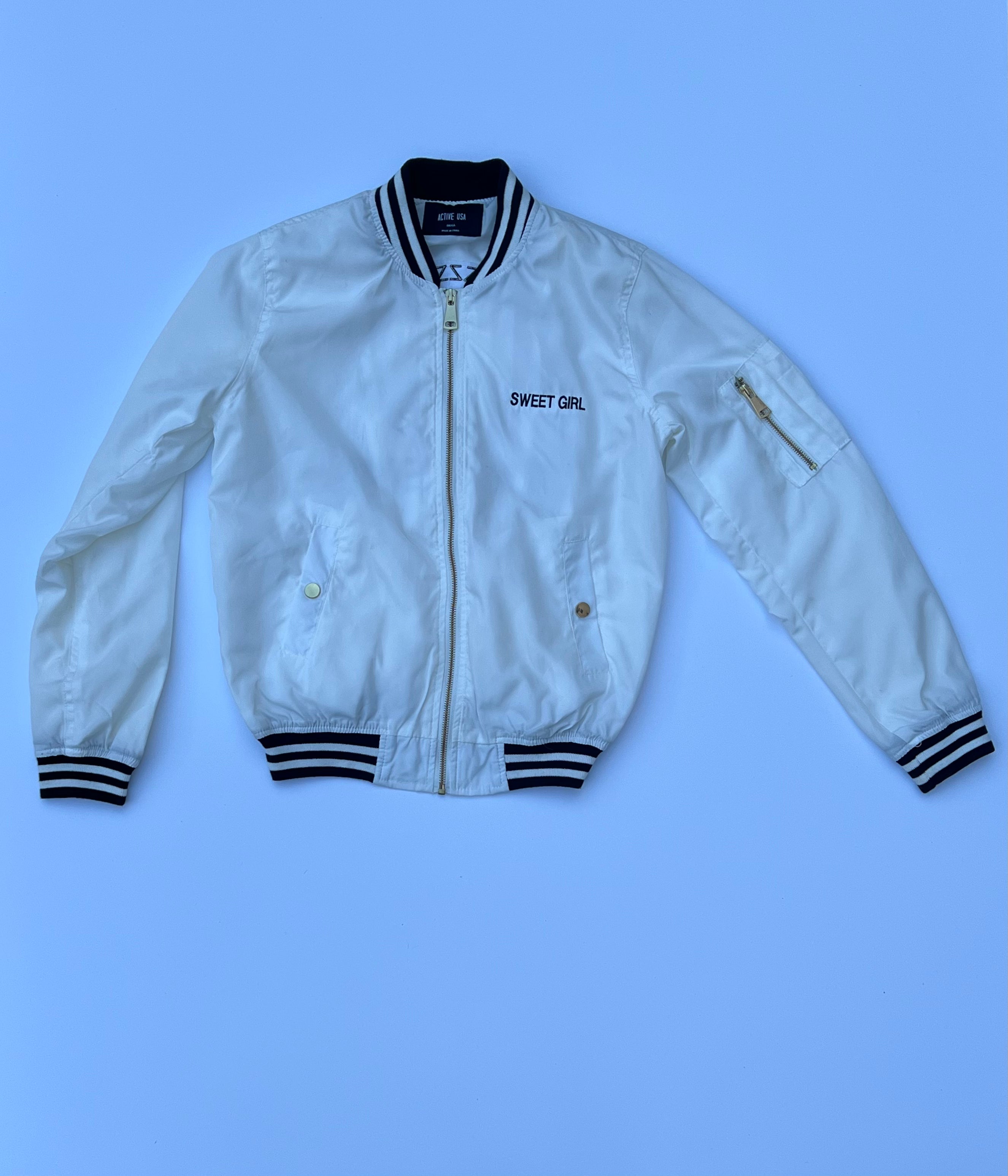 White Satin Jacket