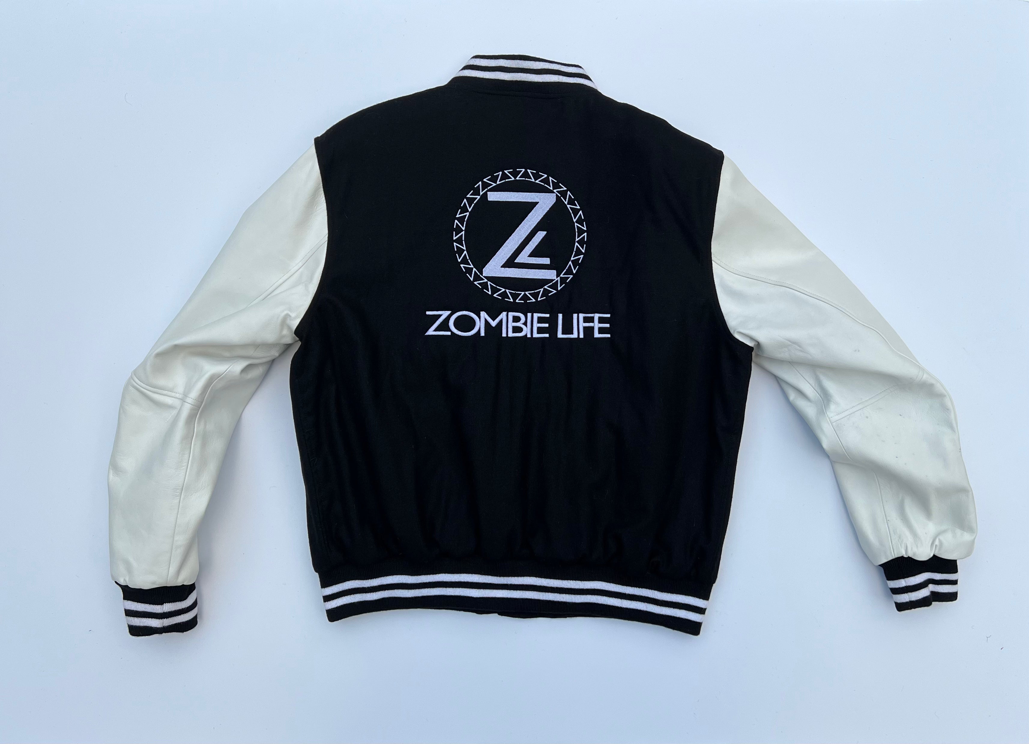 Black and White Varsity Jacket