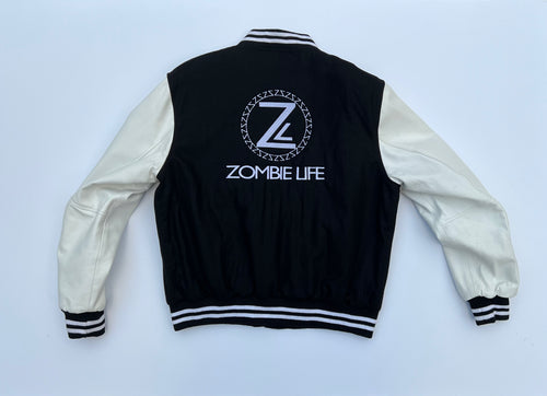 Black and White Varsity Jacket